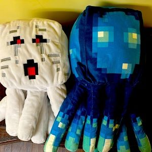 Minecraft plushies